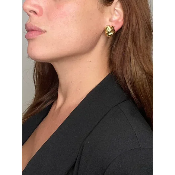 Angela Cummings 1984 Studio  Earrings Solid 18Kt - Picture 7 of 7